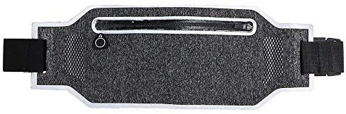 DFVmobile - Radfahren Fall Laufen Hüfttasche wasserdichte Gürteltasche für Motorrad Fahrrad und Andere Sportarten für Tecno Mobile Boom J8 (2016) - GRAU