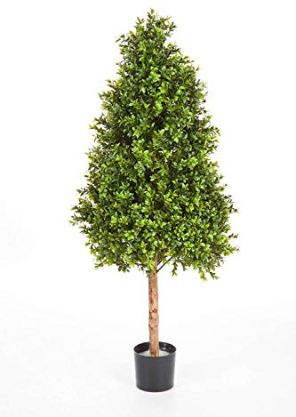 artplants.de Spitzer Kunst Buchsbaum Tom, 2376 Blätter, grün, 140cm - Buchsbaum künstlich - Kunstbaum