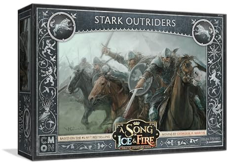 CoolMiniOrNot CMNSIF102 Thrones A Song of Ice and Fire Miniaturen Spiel: Stark Outriders Erweiterung, Mehrfarbig