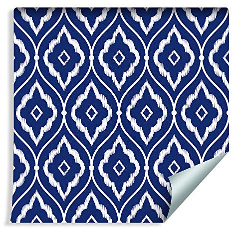 Muralo Fototapete Abstrakt 3D 1000 x 53 cm Vliestapete Wand Tapete Ornament Vintage Barock Mosaik Wohnzimmer Schlafzimmer moderne Wandbild Abstraktion Industrie Look Wand Dekoration