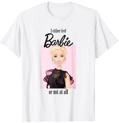 Maglietta Donna Barbie, Ufficiale, Sentirsi Come Barbie Maglietta