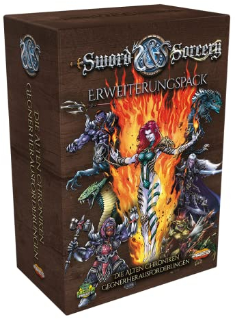 Ares Games, Sword & Sorcery: Die Alten Chroniken – Gegnerherausforderungen, Erweiterung, Expertenspiel, Dungeon Crawler, 1-5 Spieler, Ab 13+ Jahren, 30 Minuten je Spieler, Deutsch
