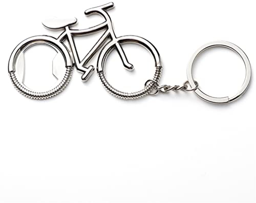 YEHJDSMD Bicycle Opener Keychain Creative Metal Beer Bottle Opener Fashion Cute Bicycle Keychain Couple Keychain Bicycle Enthusiasts Suitable for Key Loss Prevention