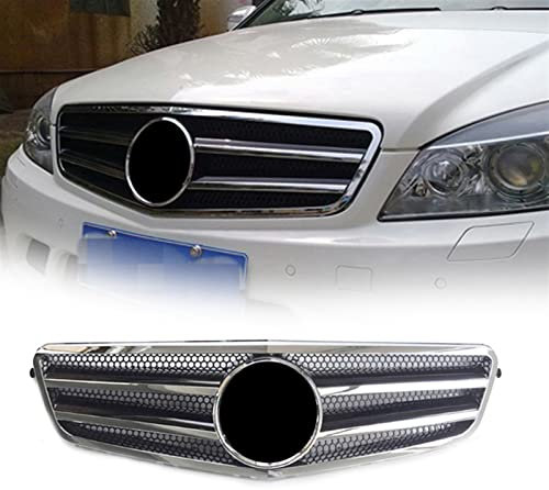 McKona para Mercedes-Benz W204 Clase C C300 C280 C200 C350 2007 2008 2009 2010 2011 2012 2013 2014 Parrilla Delantera De Coche Rejillas
