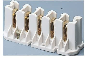 Gewiss GW44610C Multipolare Morsettiera, Fissaggio a Vite, Grigio, 5 Poli x 6 mm² Capacità Connessione