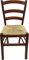 HOMEGARDENBEACH HGB COLLECTION SEDIA PAESANA IN LEGNO (NOCE)