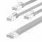 Fasgear PCIe 5.0 GPU Netzkabel 70cm versilberter Kupferkern,16pin(12+4) 12VHPWR(12V-2x6) Stecker für RTX 3090Ti 4080 4090 4070Ti 5090,3x8pin(6+2) PCI-e Stecker für ASUS EVGA Seasonic Modular Netzteil