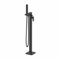 Architeckt® Venosa Bathroom Freestanding Bath Shower Mixer Tap Handset Hose Attachment Square Single Lever Handle for Bathtub Modern, Matt Black