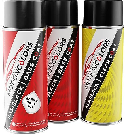 MOTIONCOLORS Atlantic Chrome P22 für Rolls Royce Autolack Spraydosen +1K
