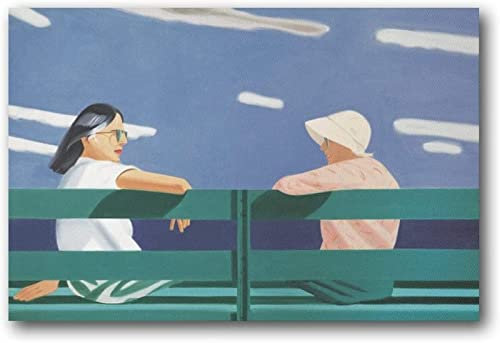 LVTFCO Abstrakte Alex Katz Poster Und Drucke Mode Cartoon Wandkunst Modern Alex Katz Leinwandgemälde Für Schlafzimmer Wanddekoration Bild 50x70cmx1 Kein Rahmen