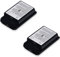 Confezione da 2 custodie per controller wireless per Xbox 360 batteria AA (nero)