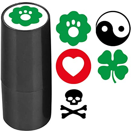 Anloximt 5Pack Individueller Golfball-Markierungsstempel Personalisierter Golfball-Stempel mit Selbsteinfärbung Golf Ball Stamper Lustig Golf Ball Marker Geschenk für Golfer