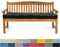 PHUSTJKL Bankauflage Bankkissen 110X40X6CM Sitzkissen für Bank rutschfeste Bankpolster Gartenbankkissen Rückenkissen Schaukel Stuhlkissen für Outdoor/Indoor Gartenmöbel Terrasse-Schwarz