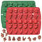 2Pcs Christmas Silicone Chocolate Moulds,Silicone Christmas Tree Snowman Shapes Cake Mould Chocolate Candy Pan Soap Moulds Ice Cube Tray for Christmas Xmas New Year Cake DIY Decoration