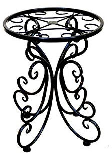 VejiA Wohnzimmer Schmiedeeisen Blumenständer Zimmer Eingebautes Regal Schmiedeeisen Bodenstehend Balkon Hängende Orchidee Blumentopf Blume