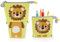 Hillylolly Federtasche Katze, Katzen Federmäppchen, Kinder Mäppchen Katze, Katze Schreibwaren, für Mädchen Jungen Teen Geschenk, 12.5~19cm (Löwe)