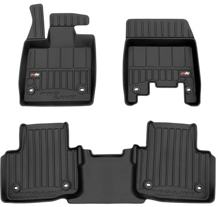 MOTOS Tappetini in gomma per auto adatto per Jaguar I-Pace dal 2018 Migliorate il vostro comfort di viaggio con il tappetino antiscivolo per auto 3D.