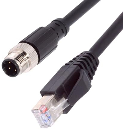 chenyang RJ45 auf M12 Typ-D D-kodiertes 4-poliges Cat5e Netzwerkkabel für industrielle Anwendungen