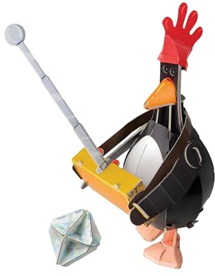 Build Your Own Wallace & Gromit Feathers McGraw – 3D Cardboard Craft Kit | Build Your Own