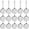 TOPPERFUN 20Stück Volleyball Schlüsselanhänger, 9,7 x 3,7cm PVC Volleyball Anhänger, Volleyball Aufkleber,Taschendekoration, Schlüsseldekoration Heimwerkerbedarf, kreative hängende Schlüsselanhänger