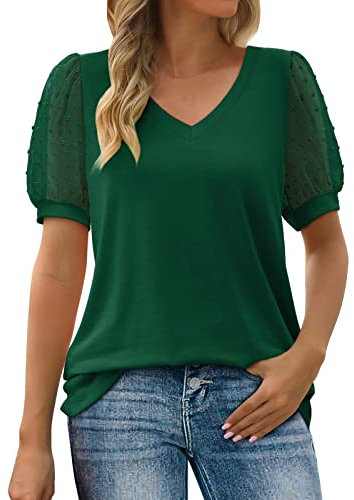 Offerte Del Giorno Prime Bluse E Camicie Donna Blusa Manica Corta Bianca Top Elegante Donna Matrimonio Camicetta Scollo A V Camicia Donna Elegante Rosa Antico Camicie Donna Lino Cotone Todays Deals