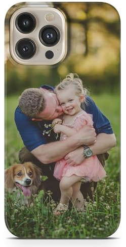 AMAZING Personalised Custom Case for iPhone 15 Pro Hard Case Design Your Cover with Images Photo Text - Your Own Design