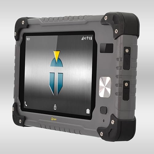7 Very Rugged Tablet with 2 cameras, 2D scanner, wi-fi, Bluetooth, quad core processor, 4G sim slot, carry case and charger.