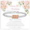 GEMAURA 70th Birthday Gifts for Women,Adjustable Silver Bracelet for Women Sterling Silver Bracelet 70th Birthday Presents Gifts Ideas with Cards for Mum Daughter Sister Grandma