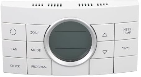 3314082000 Termostato para RV, Termostato RV 10 Botones Centro de Control de Confort Multizona 3314082.000 para Aire Acondicionado Serie 579 595 600 6308 520 6218xx 457915 (WHITE)