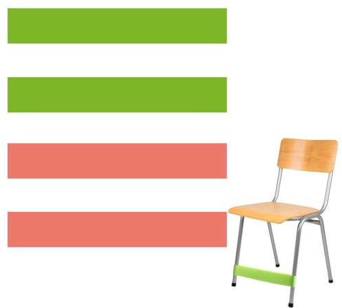 MOLZINY 4 Pièces Bande de Chaise Extensible pour Enfants Bandes Elastiques pour Pieds de Chaise Bandes de Chaise Colorées Fidget Sangles de Siège Flexibles pour Enfants Bandes de Chaise Sensorielles