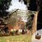 The eDecks Rustic Rose Treated Garden Pergola, 2.25m x 2.25m x 2.1m, Feet Included