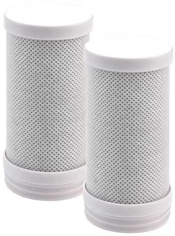 RefreshRain Water Filter Tap Attachment,Water Purifier Filter Element, Carbon Block Faucet Replacement Filter, Reduces Chlorine, Heavy Metals and Bad Taste, Pack of 2