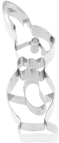 Birkmann, Ausstechform Hase im Anzug, Edelstahl, 2,5×3×8,2 cm