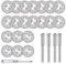 SANTUO 25 Stück Trennscheiben 22mm für Dremel Zubehör Hochwertige scheibe Trennscheibe Metall Inkl mm Dorn für Glas Stein Fliesen Holz -Kompatibel mit Dremel 3000 Rotationswerkze