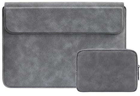 Computer Cases for Laptops, Laptop Sleeve Case with Stand, Full Protective Organizer, Magnetic Buckle Closure, Lightweight Durable Design, For Workers, Students, Travel, School