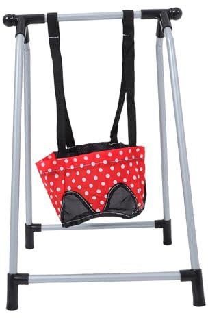 ZUNOXAZ Puppen Schaukel Realistische Puppenmöbel für Puppenhaus Dekorative Wippe für Kreatives Rollenspiel für Besonderen Anlässen