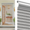 Huracan Fliegenvorhang Aluminium, Insektenschutz Kettenvorhang, Fliegender 100 x 210 cm, grau – Fliegengitter Türvorhang Robuster für Balkon-, Garten- und Haustüren, Schädlingsbekämpfung