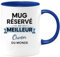 quotedazur - Mug réservé au meilleur Owen du monde - Tasse Cadeau Owen Homme - Bleu/Céramique