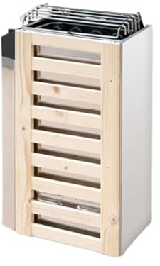 Sauna Heater, Stainless Steel Sauna Stove Internal Control Type Sauna Stove Heater Heating Tool for Sauna Room(3K Inside Control)