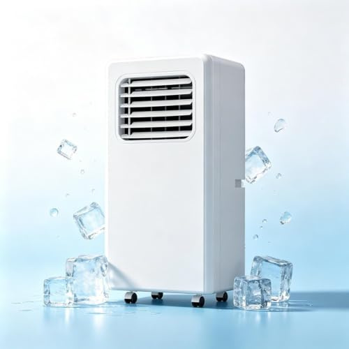 Aire Acondicionado Portátil, Potente Unidad De Aire Acondicionado, Unidad De Aire Acondicionado De Pie De Alto Rendimiento, Enfría Hasta 550 Pies Cuadrados; Para Sala De Estar 12000BTU