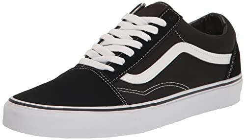 Vans Unisex Adulto Old Skool Sneaker, Black/White, 38.5 EU