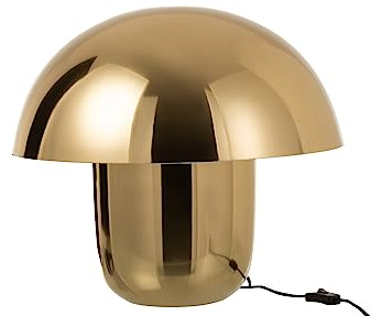 J-Line LAMPE PILZ METALL GOLD LARGE
