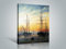 1art1 Caspar David Friedrich Poster Ansicht Eines Hafens, 1815-16 Bilder Leinwand-Bild Auf Keilrahmen | XXL-Wandbild Poster Kunstdruck Als Leinwandbild 80x60 cm