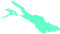 Samunshi® Bodensee Aufkleber 10 x 5,4cm mint