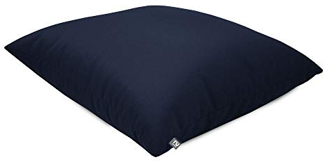 rucomfy Comfortable Floor Cushion Beanbag Pillow - Water Resistant - Navy