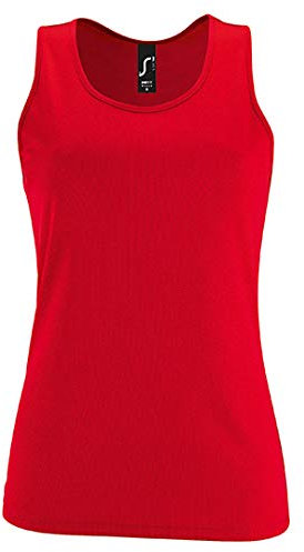 SOLS Damen Tank Top Womens Sports Sporty 02117 Red XS