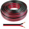 2 x 0.50mm Speaker Cable Wire4U® Figure 8, Quality, 50 Strands Wire In 10 20 50 100 Metres (20 metres, Red / Black)