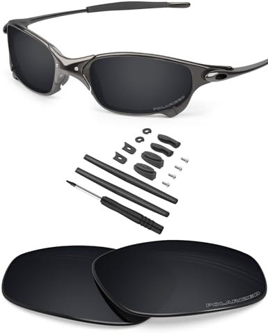 BlazerBuck Anti-salz Polarisierte Ersatzgläser für Oakley Juliet - Schwarz
