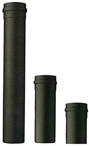 Tubo stufa a pellet acciaio SAVE mm 80 cm 25 50 100 curva 45° 90° T rosone condensa (Tubo 25 cm mm 80)