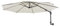 Festnight- Sombrilla de Pared Sombrilla Jardin con Barra de Metal 300 x 131 cm Arena